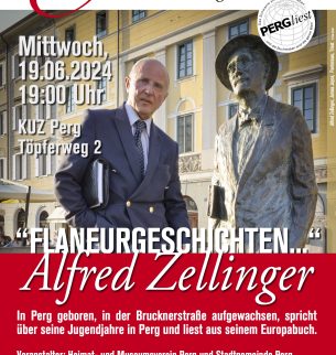 Alfred Zellinger reads "Flaneurgeschichten..."