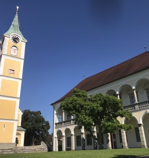 Kirche und Pfarrhof Ansfelden