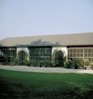 Photography of the palm house at Wilhering Abbey